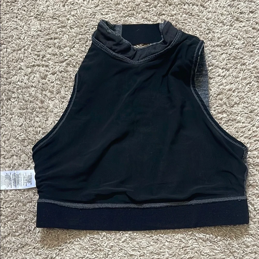 Calvin Klein Charcoal Sleeveless Bra Top - Picture 6 of 7